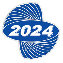 Versa Tag 2024, adesivi per vetrine del concessionario di auto, modello ovale, orgogliosamente realizzati negli Stati Uniti. Gli adesivi per para
