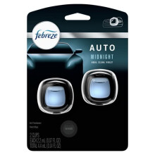 Febreze Zacisk na nawiew samochodowy Odswiezacz powietrza Eliminator nieprzyjemnych zapachw do 30 dni Swiezosc 2 klipsy (plnoc)