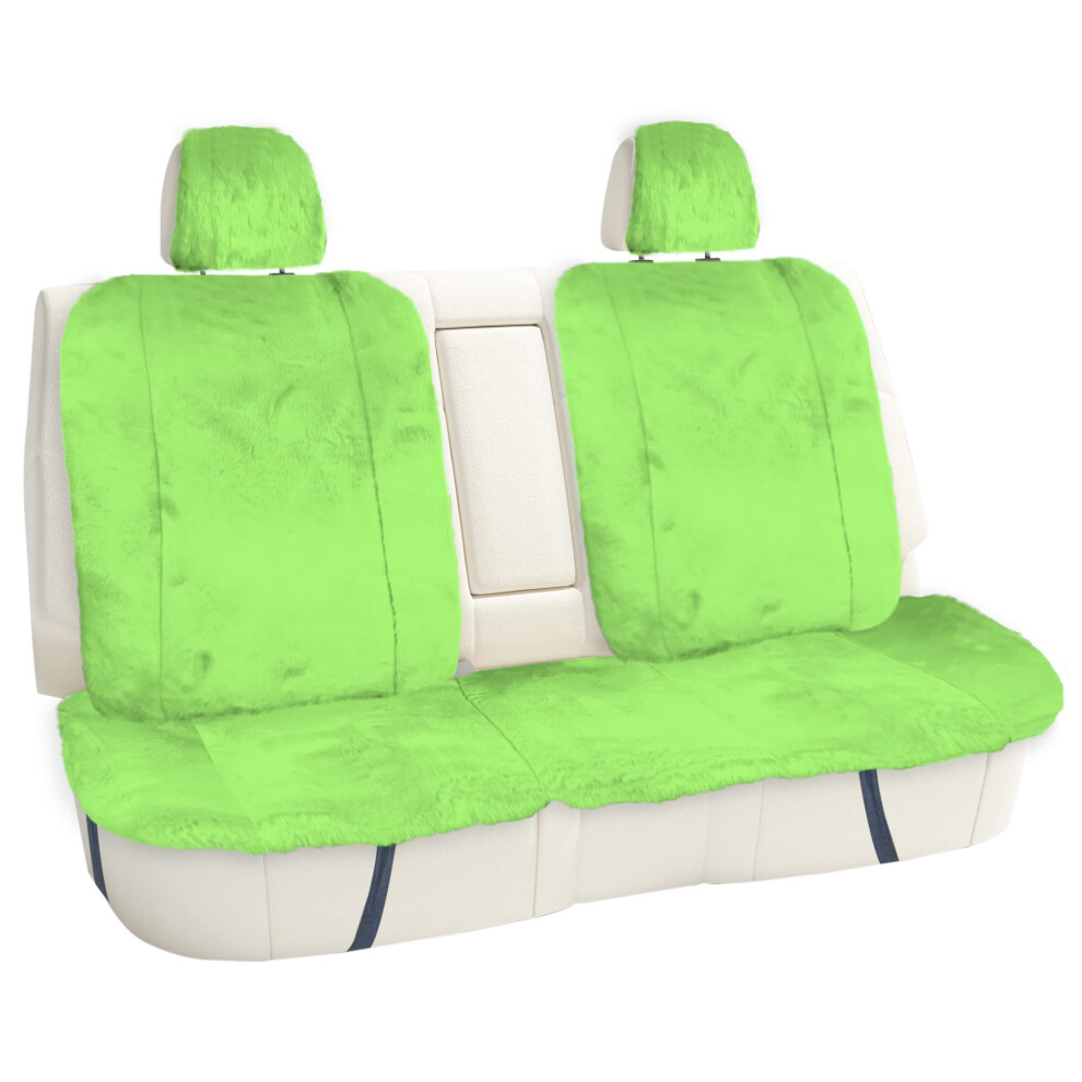 Fh Group Doe16 Fluffy Faux Rabbit Fur Car Seat Cushions - Rear Seat Covers For Cars Trucks Suv Car Seat Cushions Cozy Car Seat Cover Cushion Univer 196342056000