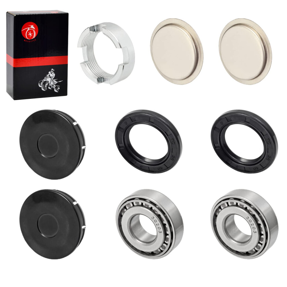 Swingarm Bearing Seal Lock Nut & Cap Rebuild Kit For Honda Fourtrax Foreman 300 400 450 500 Recon 250 Trx250x Trx250ex Trx250 Tetm Rancher 350 40 723497433730