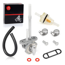 Kraftstoffventil-Benzinhahn-Set, 8 mm, kompatibel mit Yamaha Banshee 350 TTR250 WR250F WR400F WR426F WR450F