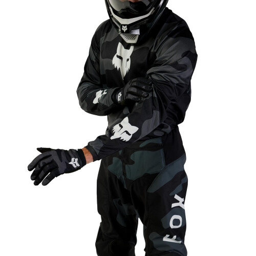 Motokrosov dres Fox Racing 180 BNKR Black CAMO Small 1