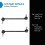 TRQ Front Sway Bar Stabilizer Link Set Compatible with 2016-2021 Tesla X 2