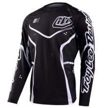 Troy Lee Designs 2023 SE Pro Jersey - Radian (Large) (sort/hvid)