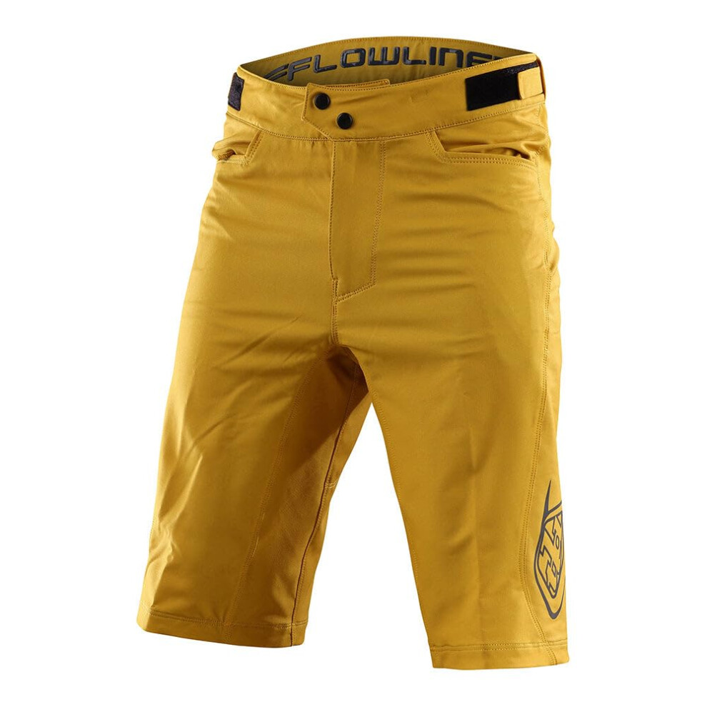 Troy Lee Designs Flowline Short W/Liner Solid Flake 36 Gold 887202429675