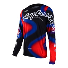 Troy Lee Designs 2023 Youth GP Pro Jersey - Boltz (X-Small) (zwart/ROOD)