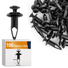 GOOACC 100 pices Clips de fixation de rivets de pare-chocs vis de fixation pour Yamaha Rhino 450 660 700 Grizzly 600 corps garde-boue capot pann
