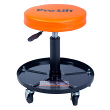 Pro-Lift PL9300H pneumatisk stol med 300 lbs kapacitet - sort/orange