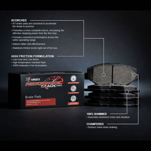 R1 Concepts Spr/Gata bromsbelgg 2000-1854-00 Bak 2