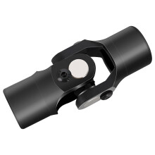 Raccolte giunture di sterzo singolo 3/4 """" Round x 3/4 """" rotondo rotondo rotondo U-giunto 96mm 35 gradi Nero