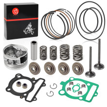 Top End Javító készlet Piston + Gyűrű & Szívó Kipufogó Szelep Tömítés Rugó Gasket YAMAHA 350