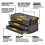 DeWalt DEWALT TOUGHSYSTEM 2.0 Tool Organizer and Storage 3 Drawer Unit (DWST08330) 2