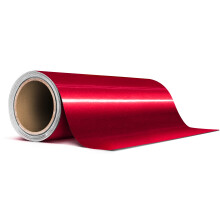 VViViD Gloss Metallic Red Air-Release Adhesive Vinyl Pinstripe Tape Roll (6 tommer x 20 fod)