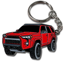 Prsluenstv FOUR WHEEL BEAST 4Runner - Keychain 4runner Klcenka Kryt na klcenku - 3. 4. 5. generace mods autodoplnky trd 4 runner (cerven)