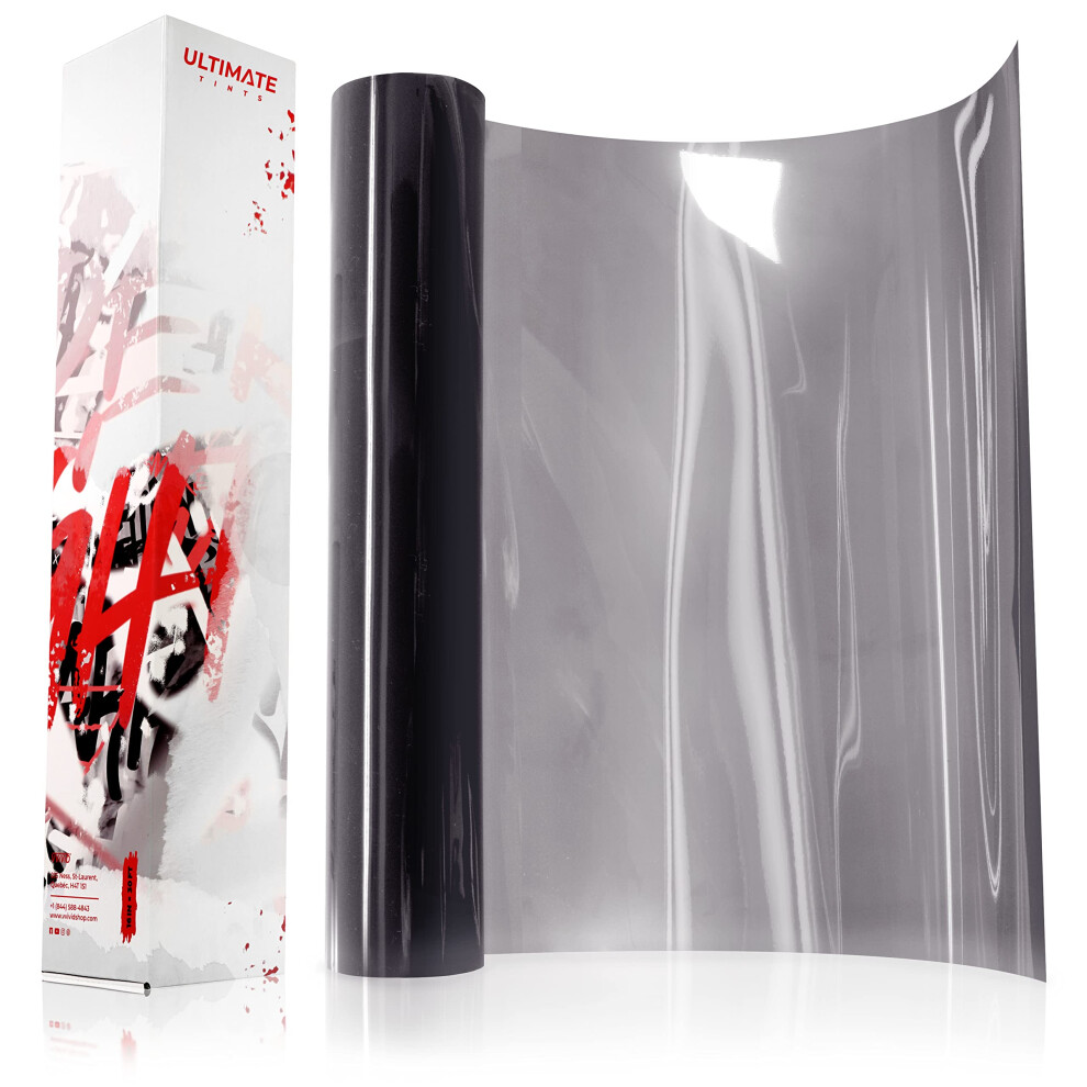 Vvivid+ Ultimate Head Tail Tint Vinyl Wrap (16 X 30Ft Super Smoke) Light 628856072776