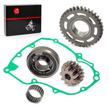One Way Startkoppeling + Aangedreven Tandwielreductiekast W/Pakking Voor Honda CRF450X 2005-2009 2012-2017 11395-MEY-671
