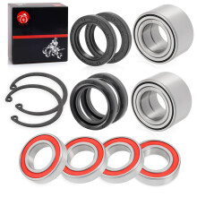 Etu- ja takapyörän laakerin tiiviste + CIRCLIP-sarja YAMAHA Big Bear 400 2007-2012 Grizzly 350 2007-2011 Grizzly 400 2007-2008