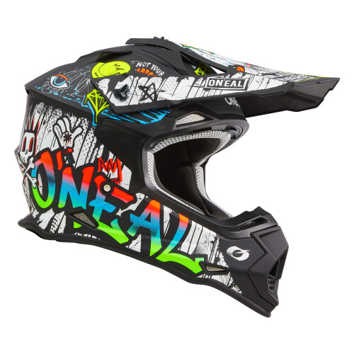 O'Neal 2SRS Helm Erwachsene Rancid Schwarz/Wei Small 1