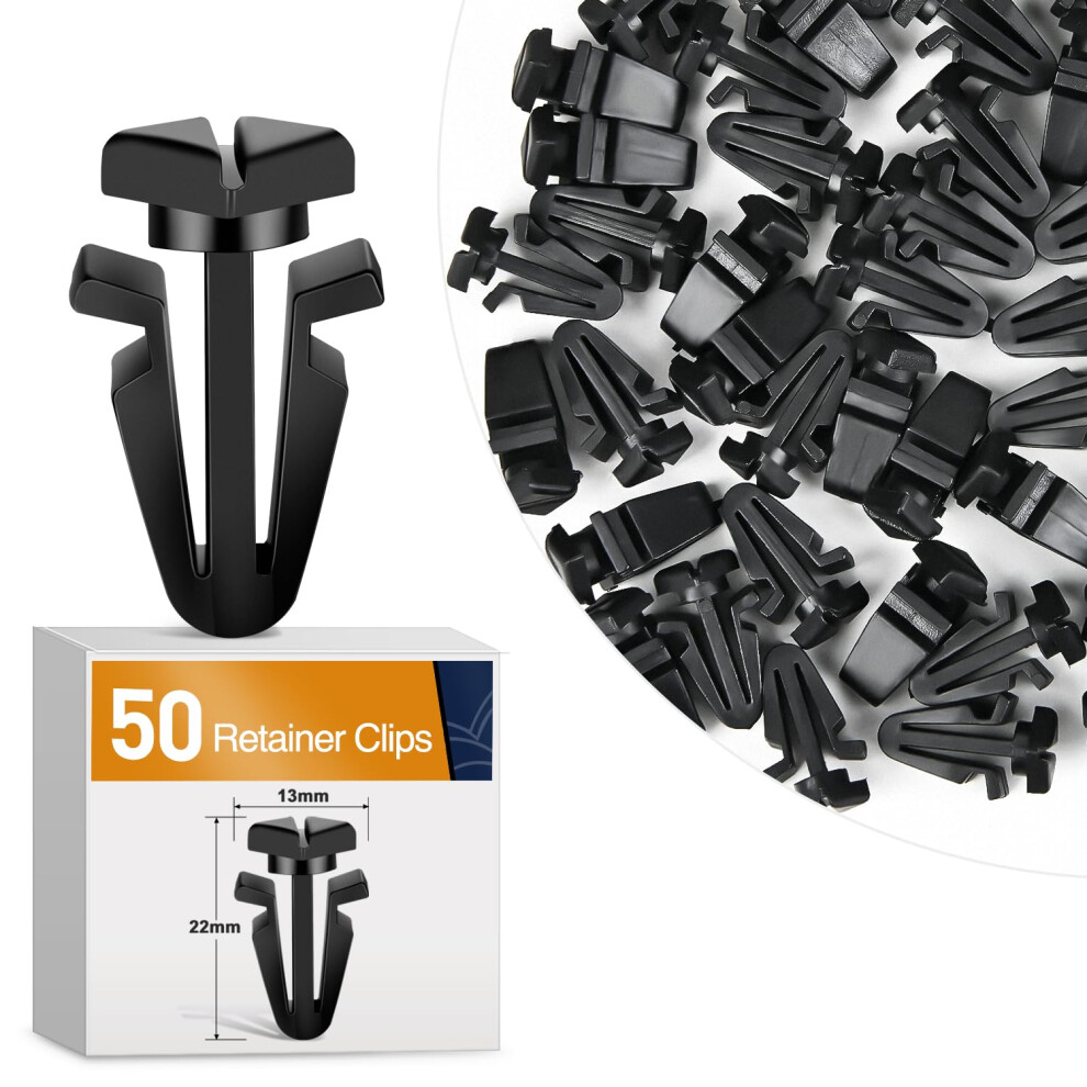Gooacc 50 Pcs Grille Retainer Clip For Nissan 01553-03831 200Sx Axxess Frontier Maxima Pulsar Nx Sentra Stanza Xterra J30 M30 Qx4 840323904070