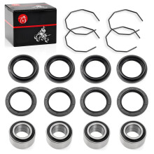 4 set voor achterwiellagerafdichting compatibel met Arctic Cat 250 300 400 500 1998-2004 0423-034 0402-275 0402-089 0402-069