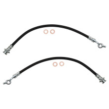 Sada predn brzdov hadice TRQ kompatibiln s 2005-2019 Nissan Frontier 2005-2012 Pathfinder 2005-2015 Xterra 2009-2012 Suzuki Equator