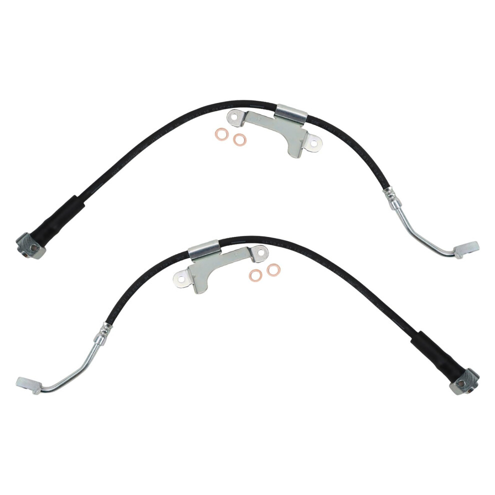 Trq Front Brake Hose Compatible With Ssr Trailblazer Envoy Rainier Ascender Bravada 97X 195591638173