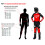 Fly Racing F-16 herenshirt (rood/houtskool/wit medium) 3