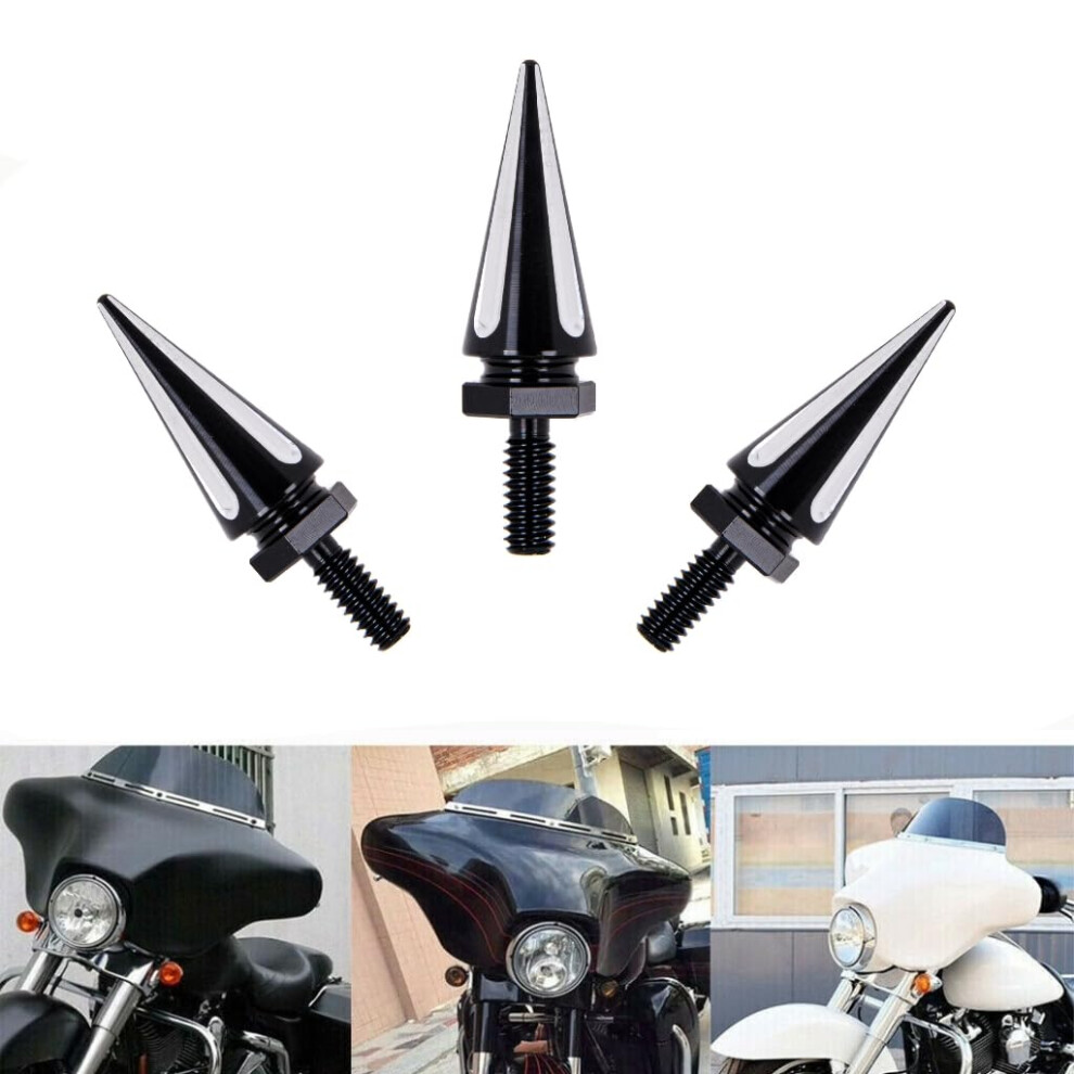 CWXEDN FLHX Street Glide Fairing Bolts Windshield Trim Spikes Screws Bolts Kit Compatible with 19962013 Harley Touring Ultra Limited Electra Glid