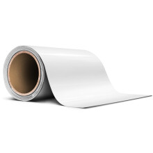 VViViD Ultra Gloss White Air-Release Adhesive Vinyyli Pinstripe Teippirulla (4 tuumaa x 20 jalkaa)