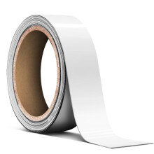 VViViD Ultra Gloss White Air-Release Adhesive Vinyl Pinstripe Tape Roll (1 tum x 20 fot)