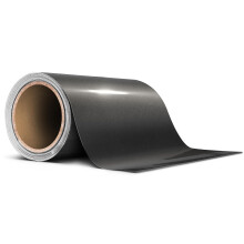 VViViD Ultra Gloss Metallic Charcoal Grey Air-Release Adhesive Vinyl Pinstripe Tape Roll (4 Inch x 20ft)