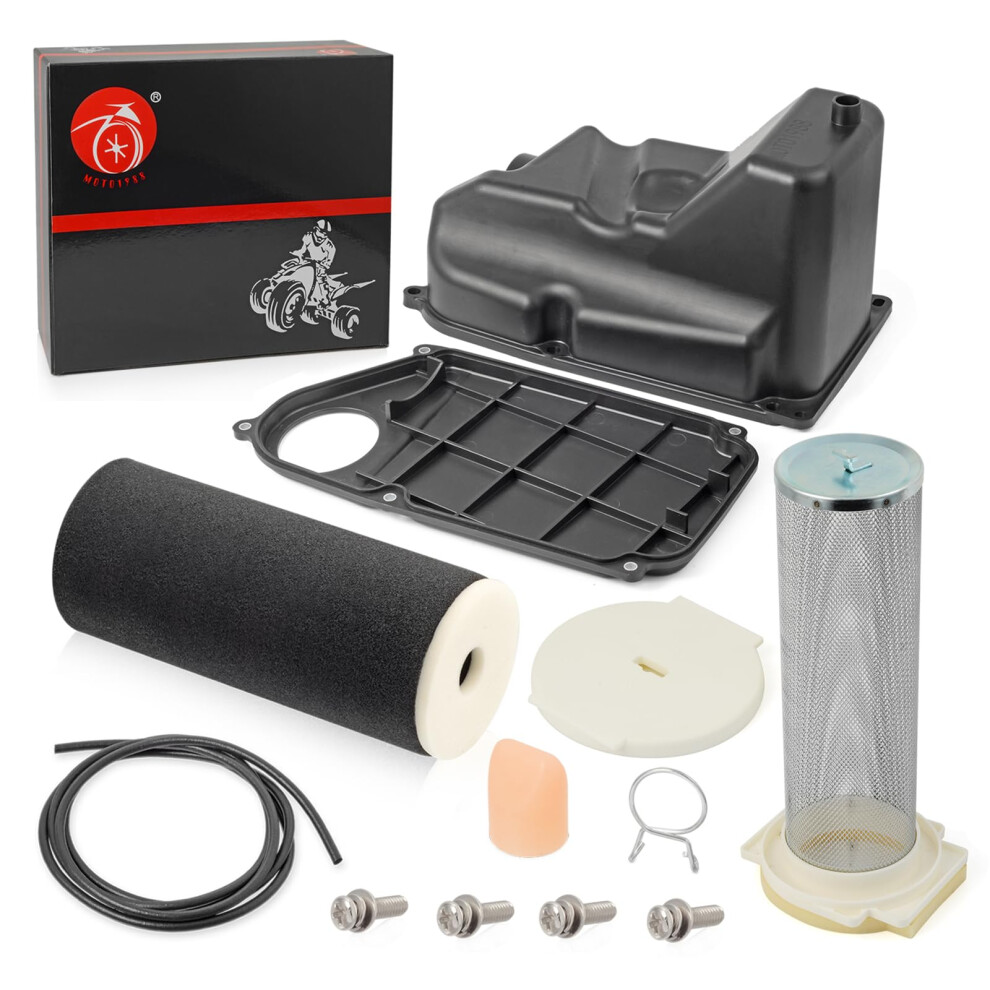 Air Filter Kit Guide Air Box Filter Box Cleaner Case With Lid Cap & Seal For Yamaha Warrior 350 Grizzly 600 19872004 Wolverine 350 19952005 737494605151