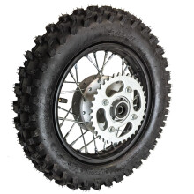 Ensemble de jante et pneu arrière 10" 12mm pour vélos tout-terrain 50cc-110cc