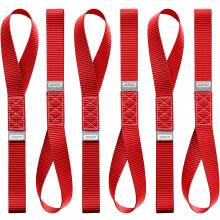 AUGO Heavy Duty Soft Loops - Pak van 6-1,5 x 17 vastbindende ankerriemen voor gebruik met ratelriemhaken - 3000 lb draagvermogen en 10.000 lb breekst