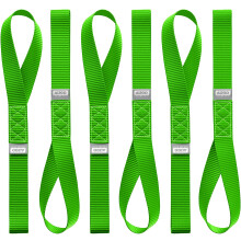AUGO Heavy Duty Soft Loops - Pak van 6-1,5 x 17 vastbindende ankerriemen voor gebruik met ratelriemhaken - 3000 lb draagvermogen en 10.000 lb breekst