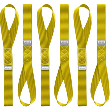 AUGO Bucles suaves resistentes Paquete de 6 correas de anclaje de 1,5 x 17 para uso con ganchos de correa de trinquete Capacidad de carga de