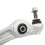 TRQ Front Left Rearward Lower Control Arm with Ball Joint Compatible with 2009-2017 BMW 2