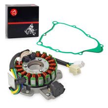 Stator und Platte mit Dichtung, kompatibel mit Yamaha Timber 250 YFB250 2WD 4WD 19942000, Bear Tracker 250 YFM250 2WD 19992000, 4BD-85510-20-00