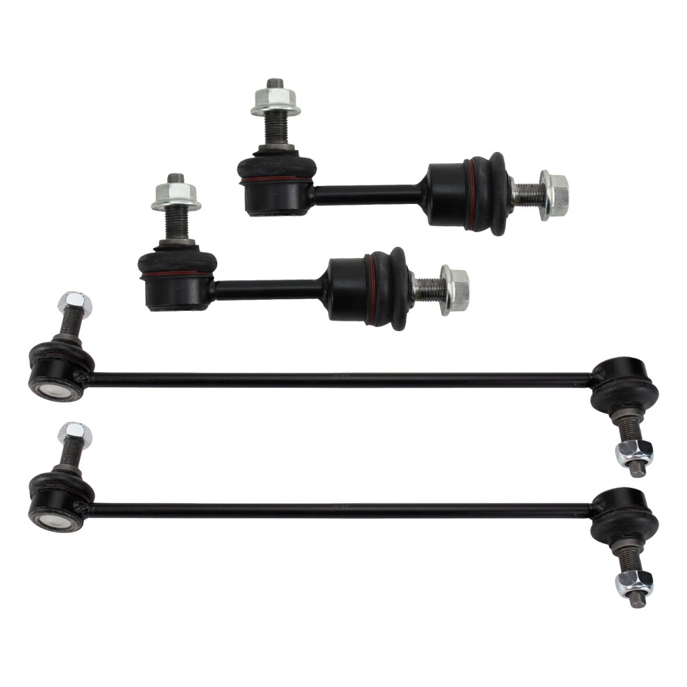Trq Front & Rear Sway Bar Stabilizer Link Set Compatible With 20192021 Hyundai Santa Fe 20162019 Kia Sorento 195591279703