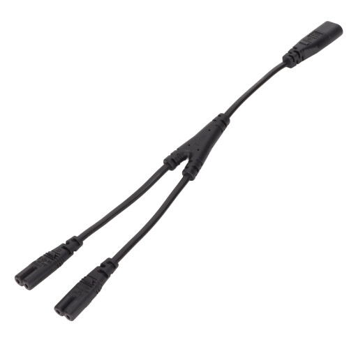IEC320 C8 macho a 2x IEC320 C7 hembra 0.3m 1500W