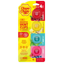 Chupa Chups auts lgfrissto 4 darabos, vlogatott - hosszan tart lgfrisstok szrakoztat illatokkal, sznes s lnk parfm szagtalant frisst