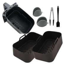 2PCS Air Fryer Silicone Liners for Basket Accessories