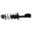 TRQ Front Left Complete Strut & Coil Spring Assembly Drivers Side Compatible with 2011-2015 Honda CR-Z 2