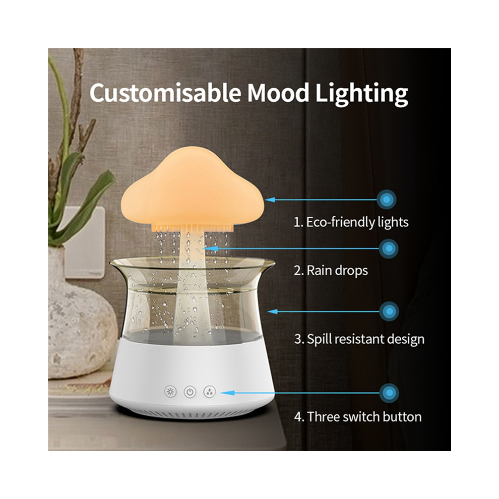 Rain Cloud Humidifier USB Night Light for Room with Remote Control-A-image-OPC-PJYBVWY-NEW