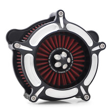Pour filtre de filtre air Harley Sportster Softail Touring Street Road King Glide Dyna pour filtres d'admission d'air Harley Davidson (Contrast