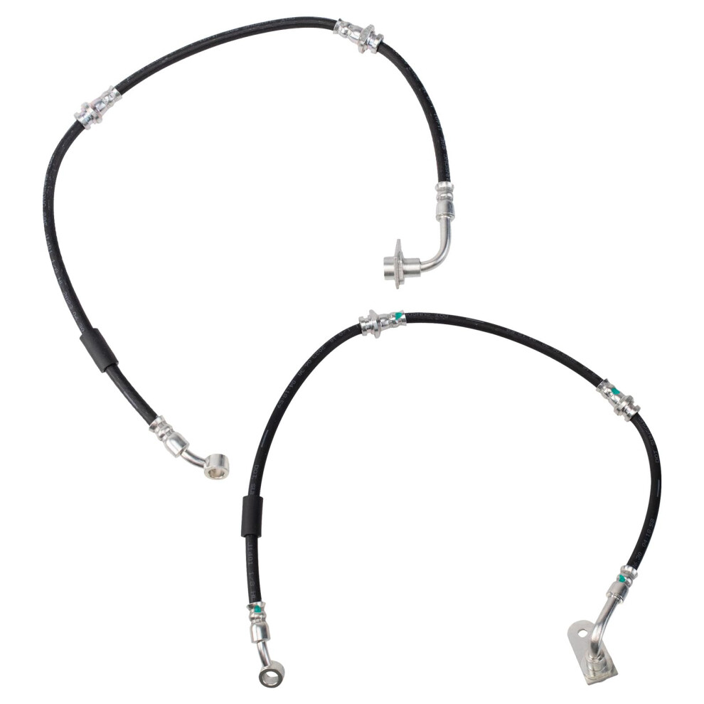 Trq Front Driver & Passenger Side Brake Hose Set Compatible With 19992004 Chevrolet Tracker 19992005 Suzuki Grand Vitara 20022006 Xl7 195591638593