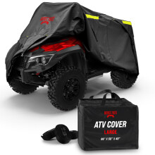 Badass Moto Ultimate ATV Cover Vandt?t udend?rs Heavy Duty Opbevaring. Holdbar 4-hjulet motor d?kker al slags vejr Regn Sol Sne. Firehjuls tilbeh