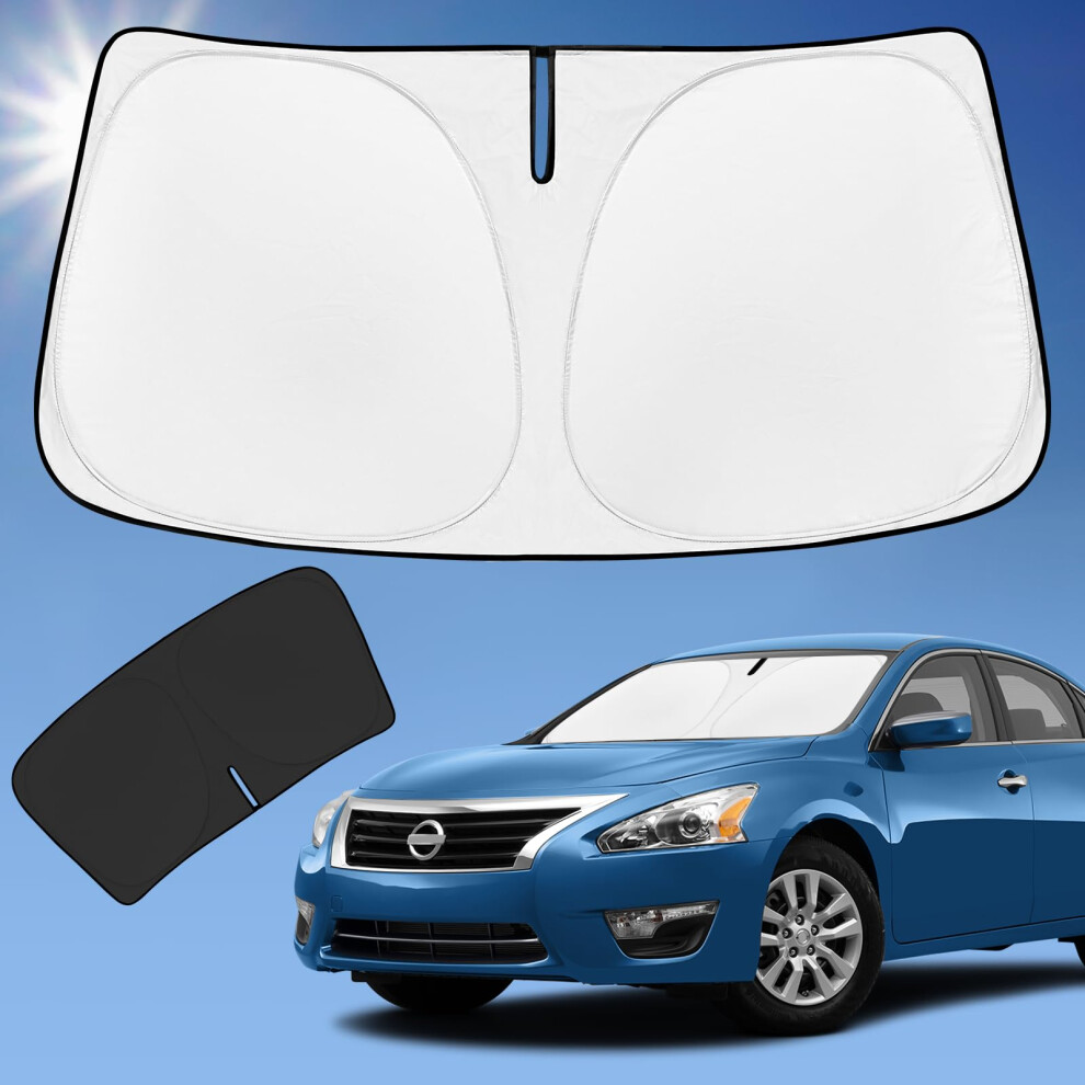 Sun Shade Sunshade for Nissan Altima Windshield Cover 4-Layer Front Window Shade Custom fit Altima 2013-2018 Sun Visor 240T Retractable Shade Shield-image-OPC-PJYBZK7-NEW