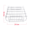 Stainless Steel AirFryer Grill Rack Versatile Square Roasting 3