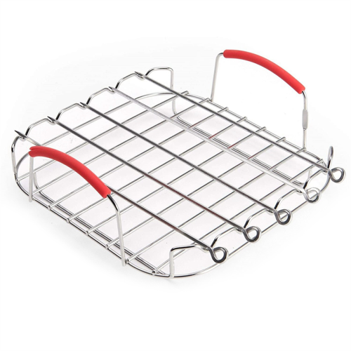 Stainless Steel AirFryer Grill Rack Versatile Square Roasting 1
